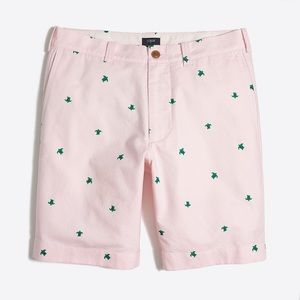 J Crew- 9" PRINTED CRITTER OXFORD GRAMERCY SHORT